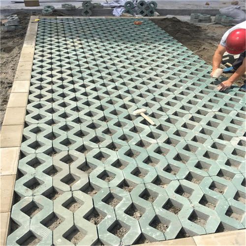 江苏扬州建中建材停车场植草砖草坪砖厂家直销 工程选材省心之选
